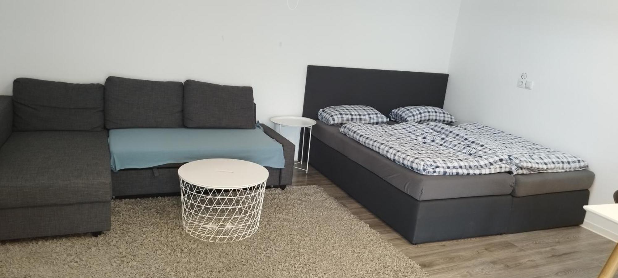 Schoenes Und Offenes Appartement Juchen Bagian luar foto